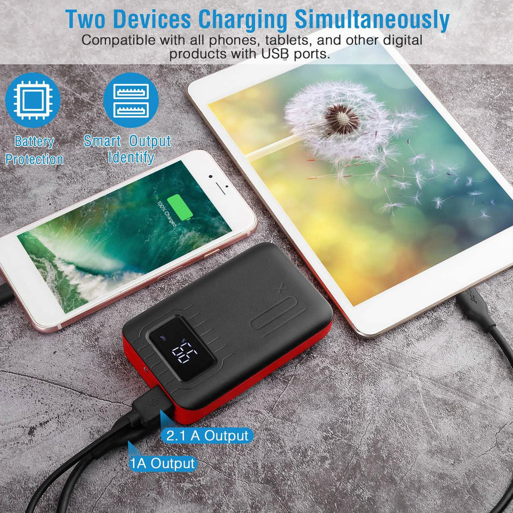 10000mAh Powerbank with LCD Display