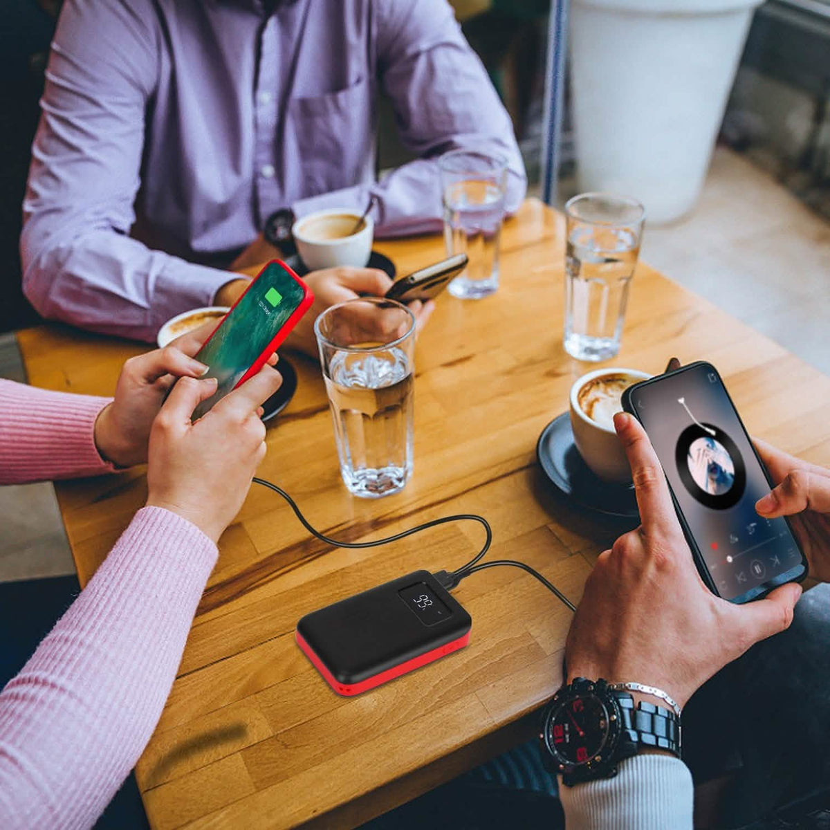 10000mAh Powerbank with LCD Display