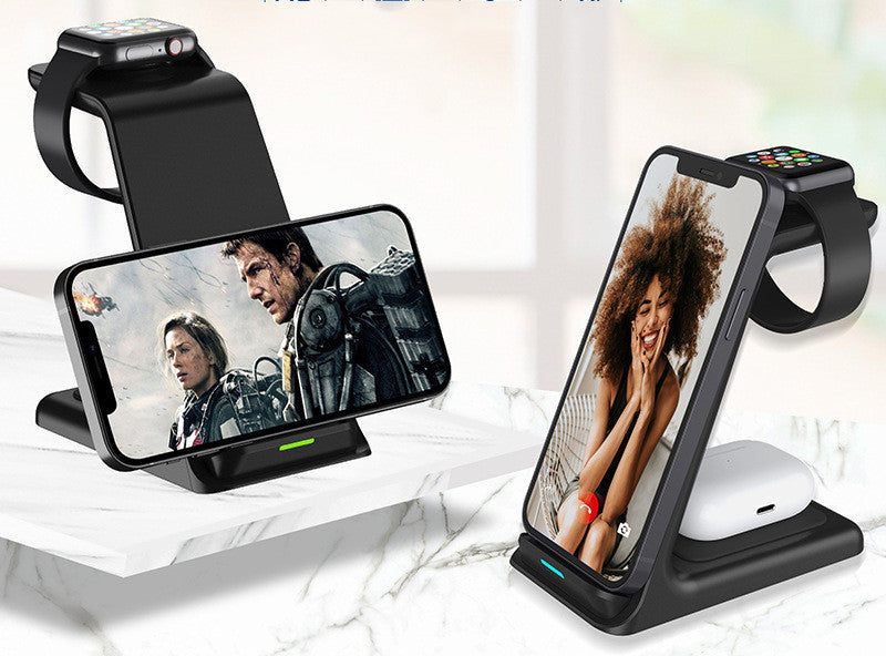 Vertical 3-in-1 Wireless Charger 15W