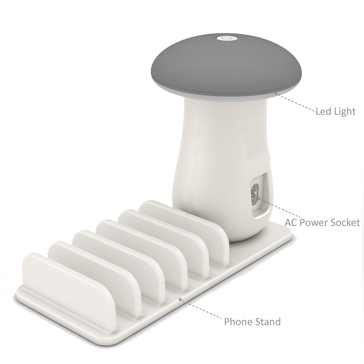 Mushroom Lamp Quick Charger 3.0