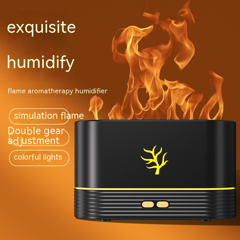 Flame Humidifier USB LED Aroma Diffuser