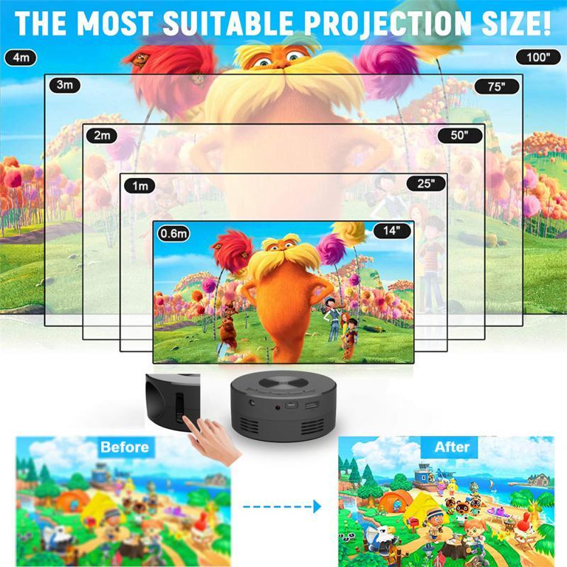 Smart Mini Projector WiFi 1080P