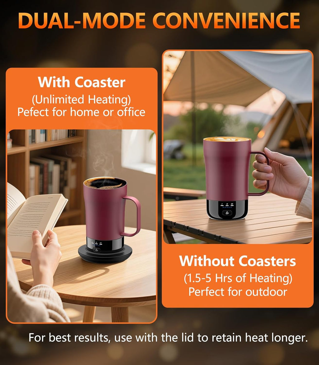 Self-Heating Coffee Mug 14oz
