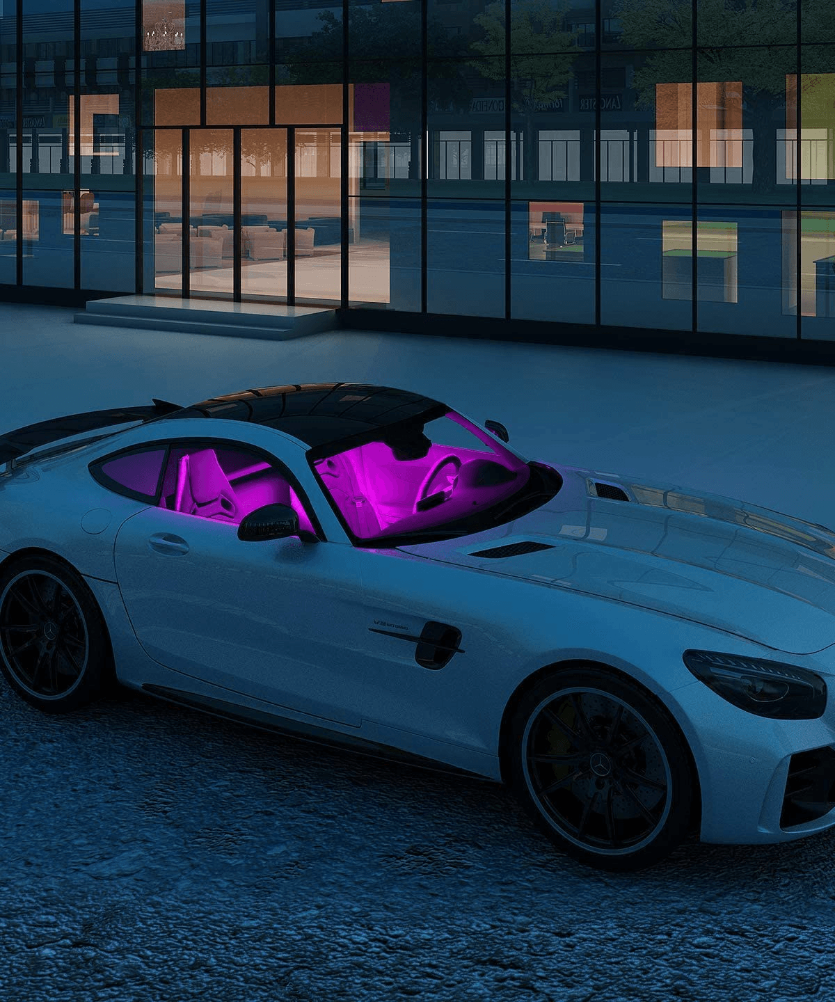 Interior Car LED RGB Strip Lights