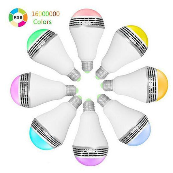 Smart Bluetooth Speaker E27 Bulb Light