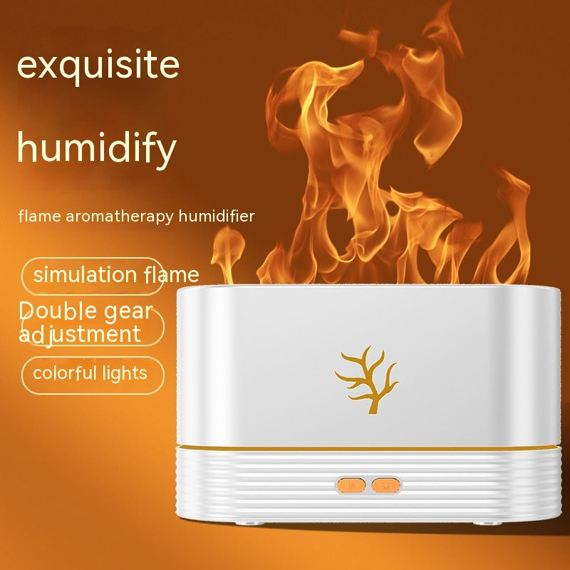 Flame Humidifier USB LED Aroma Diffuser