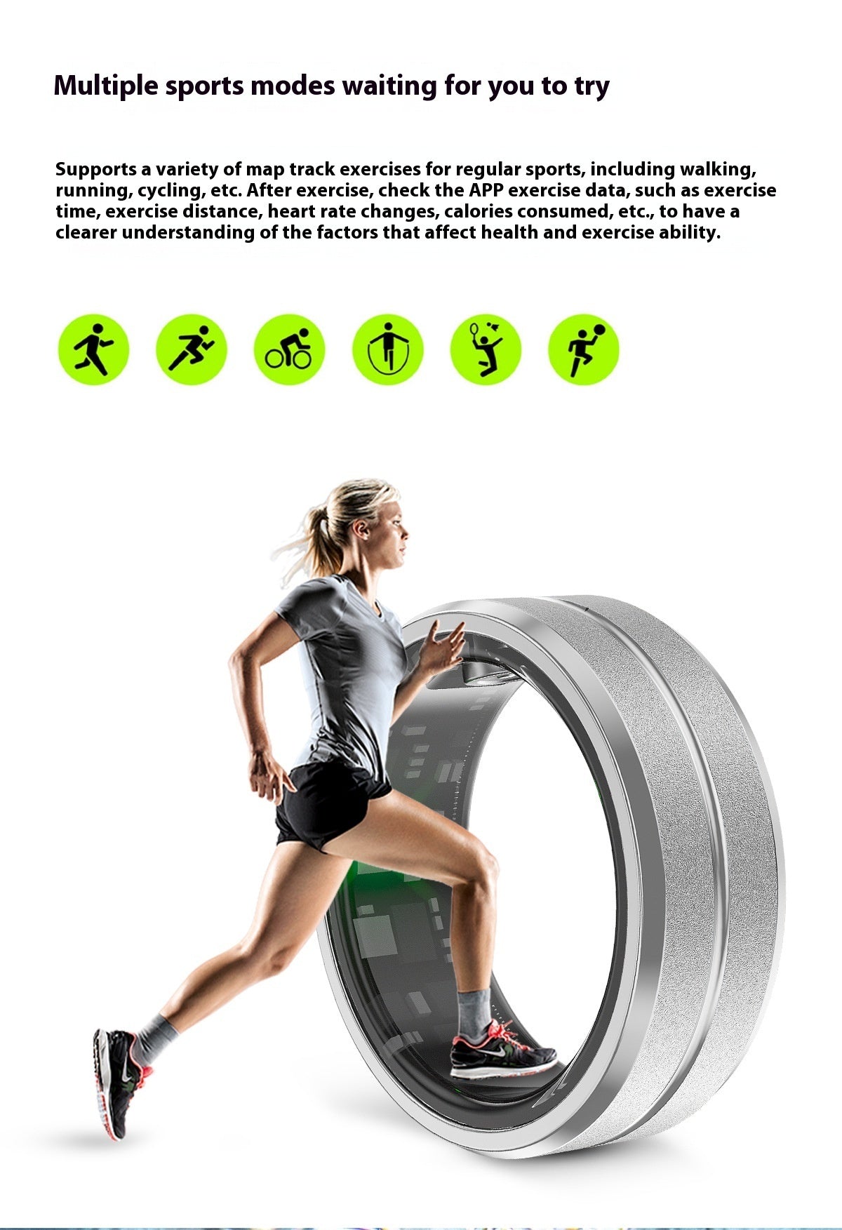 Smart Ring Sleep Health Monitoring IP68