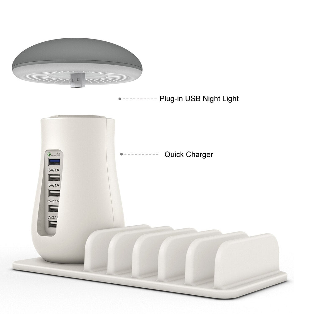 Mushroom Lamp Quick Charger 3.0
