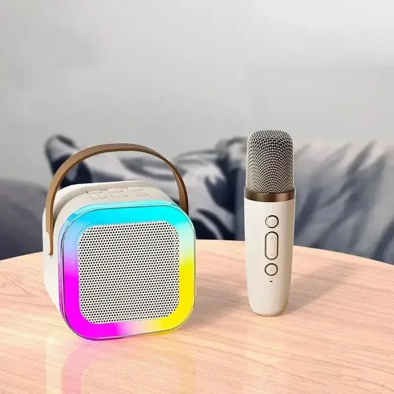 Portable Bluetooth Karaoke Speaker LED