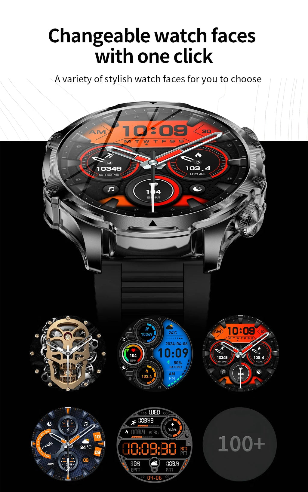 AK75 Smart Watch Flashlight