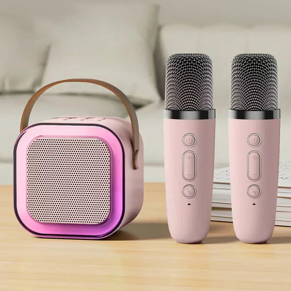 Portable Bluetooth Karaoke Speaker LED