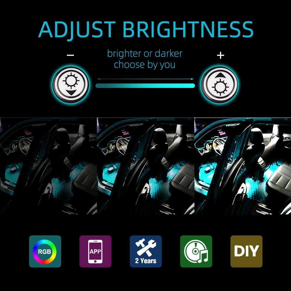 Interior Car LED RGB Strip Lights