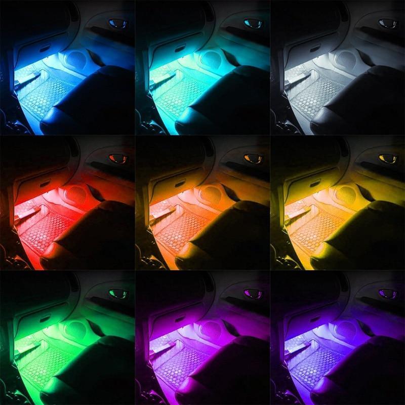 Interior Car LED RGB Strip Lights