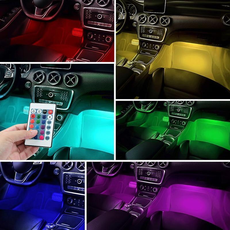 Interior Car LED RGB Strip Lights