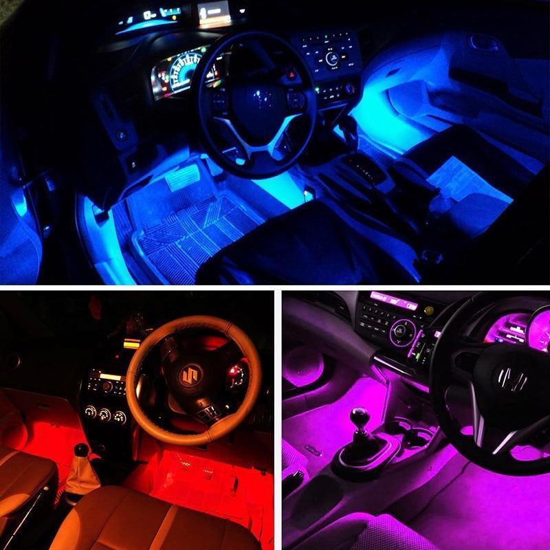 Interior Car LED RGB Strip Lights