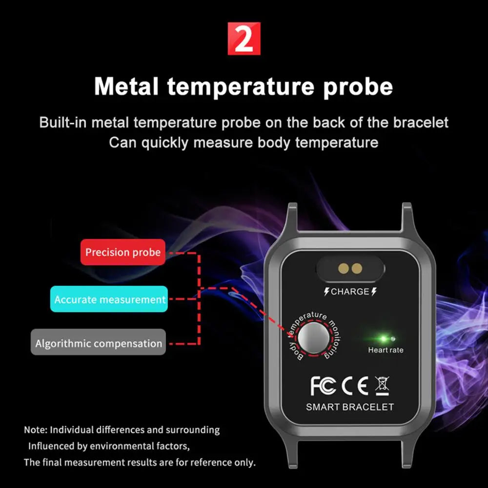 Body Temperature Smart Watch T96