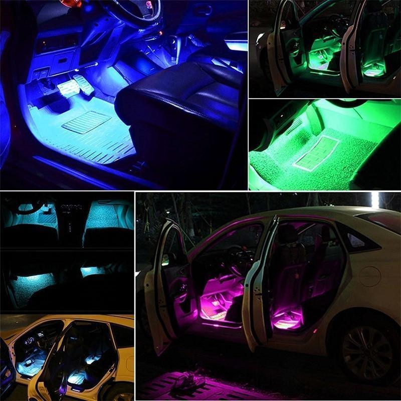 Interior Car LED RGB Strip Lights