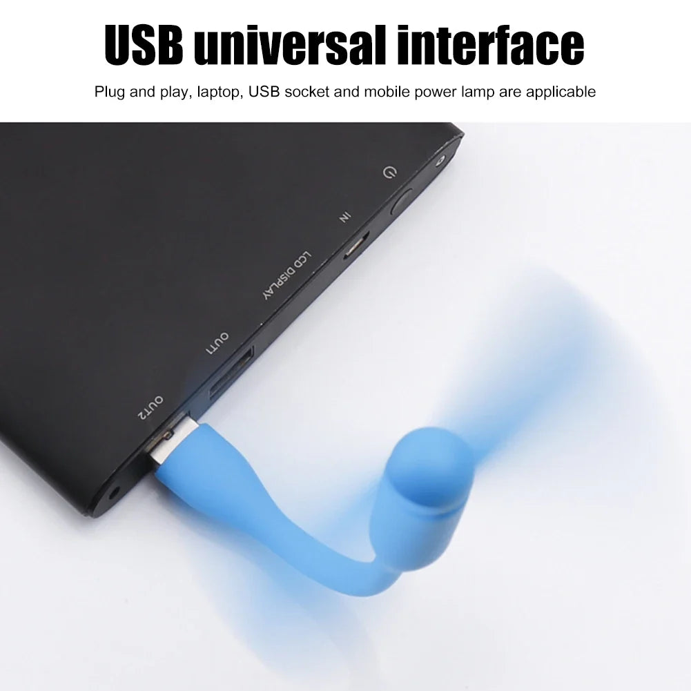 Flexible Mini Fan for Power Bank