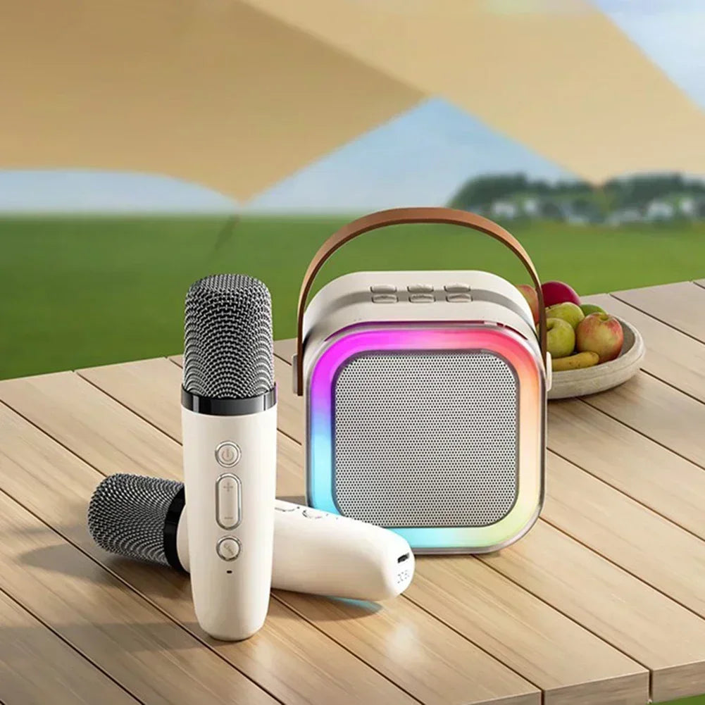 Portable Bluetooth Karaoke Speaker LED