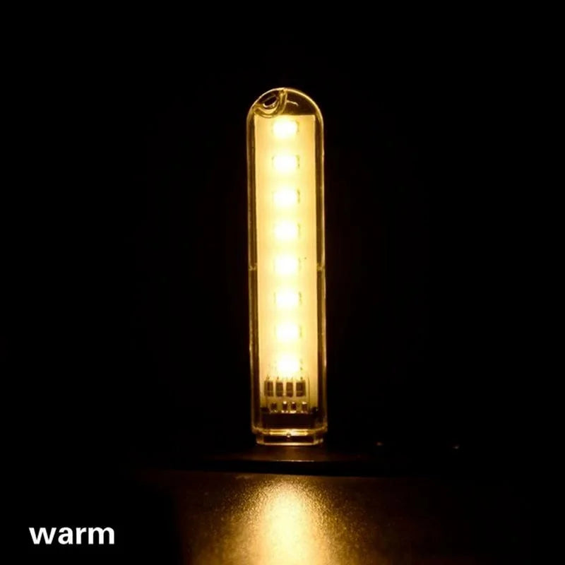8 LED Mini Portable USB Lamp for Power Bank