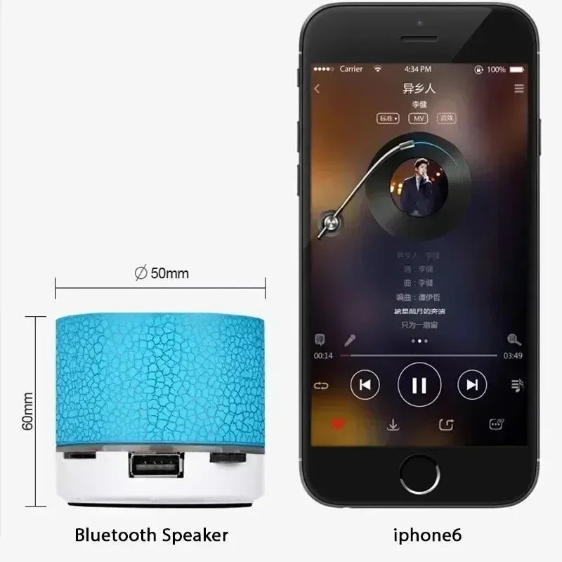 LED Crack Bluetooth Speaker