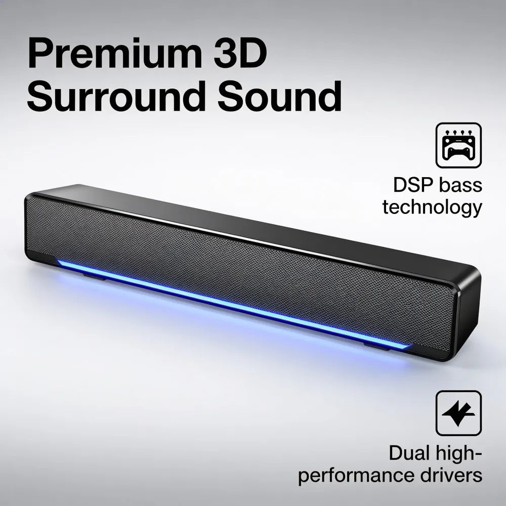 BT 5.0 TV Soundbar