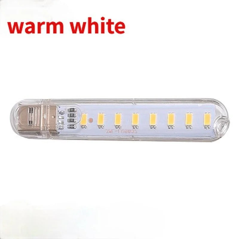 8 LED Mini Portable USB Lamp for Power Bank