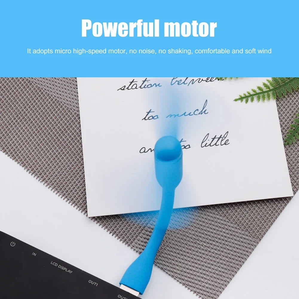 Flexible Mini Fan for Power Bank