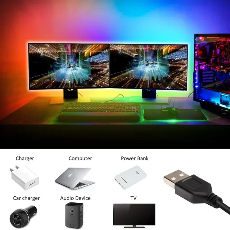 RGB LED Light Strip USB