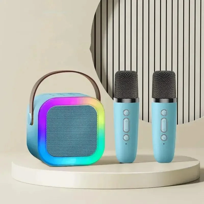 Portable Bluetooth Karaoke Speaker LED