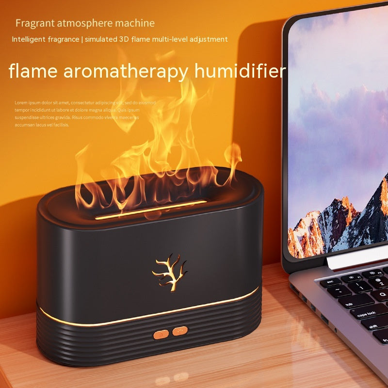 Flame Humidifier USB LED Aroma Diffuser