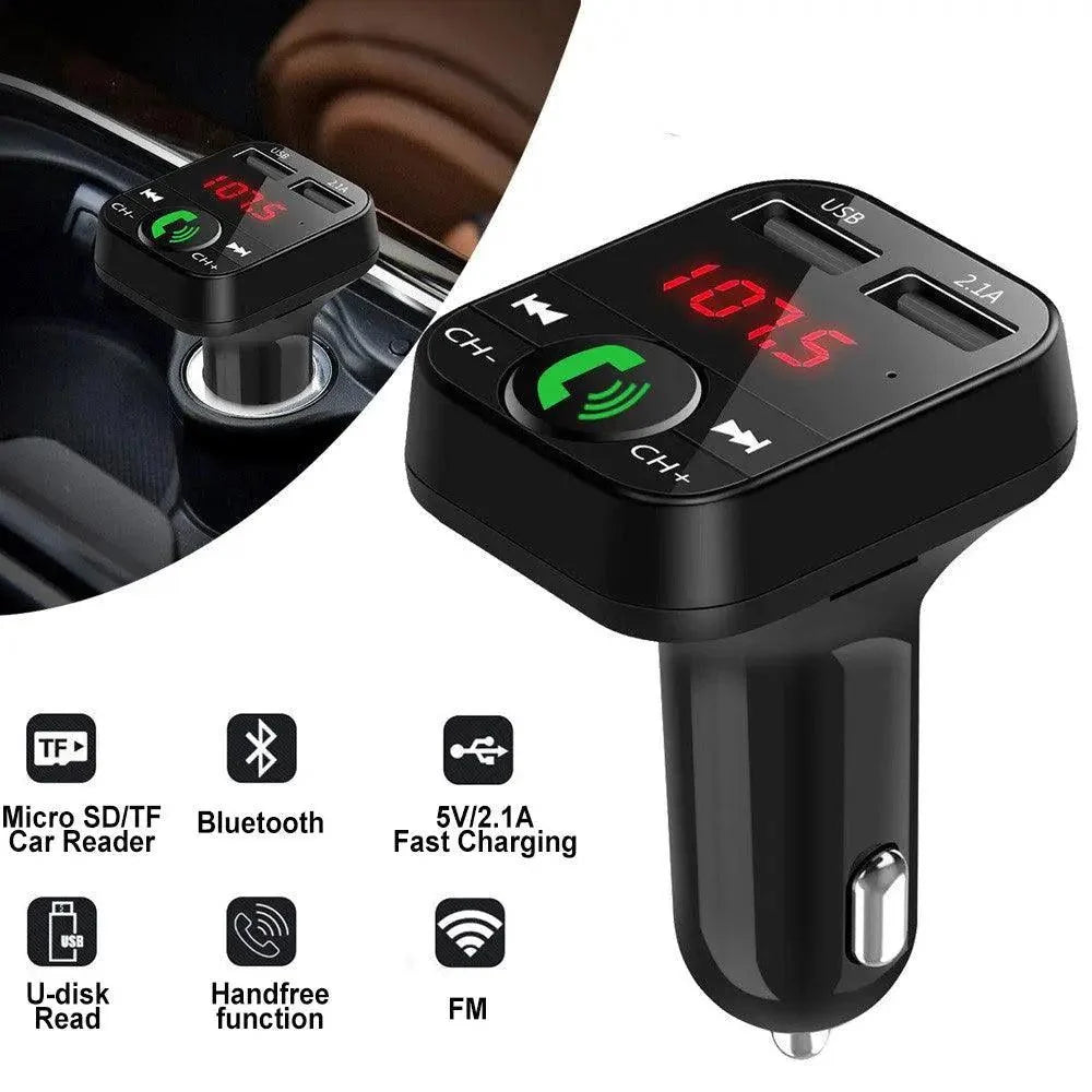 Car Bluetooth Hands-free Transmitter Charger