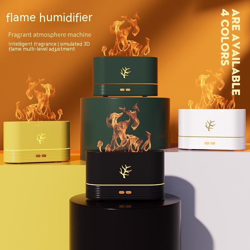 Flame Humidifier USB LED Aroma Diffuser