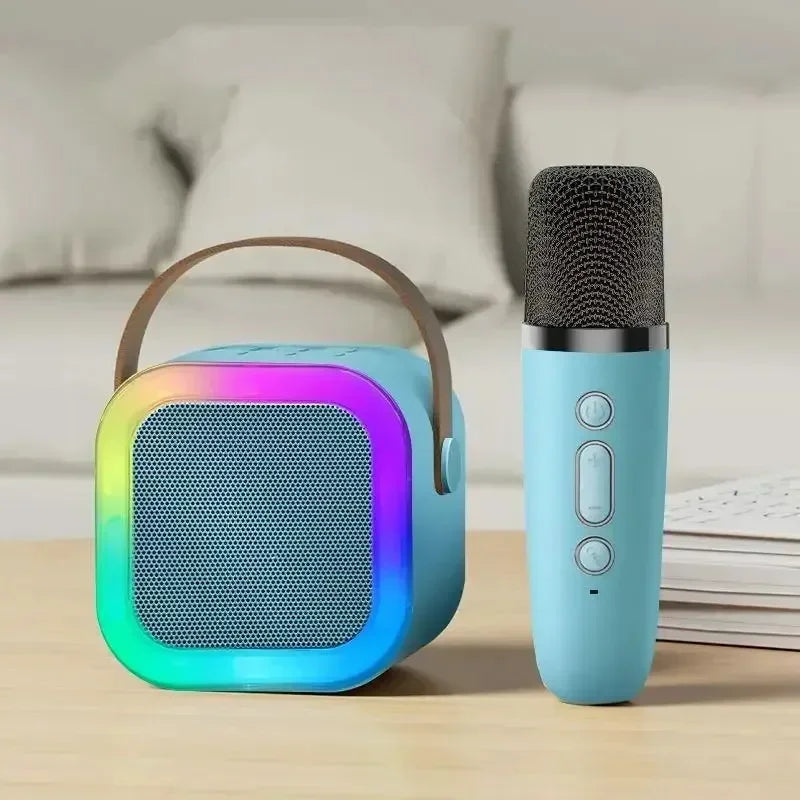 Portable Bluetooth Karaoke Speaker LED