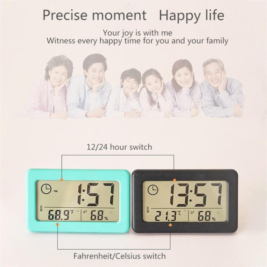LED Digital Alarm Clock Smart Night Light