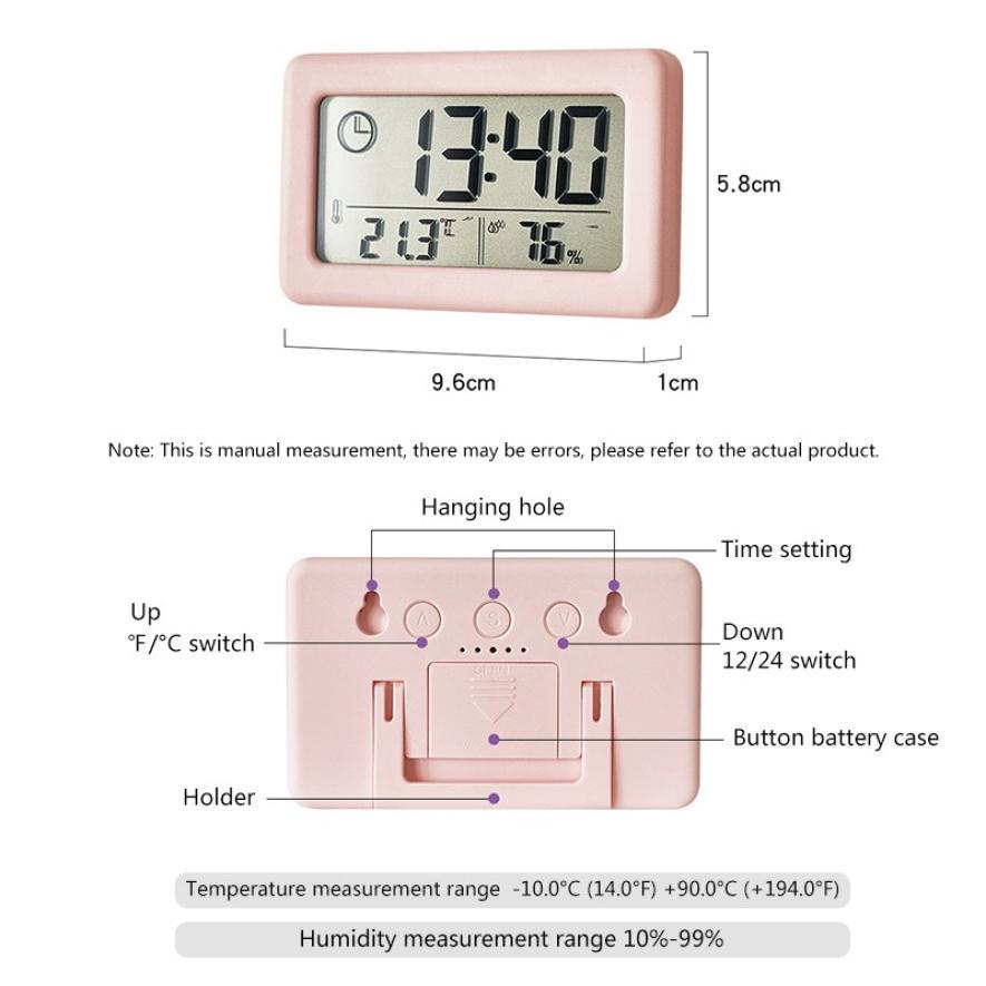 LED Digital Alarm Clock Smart Night Light