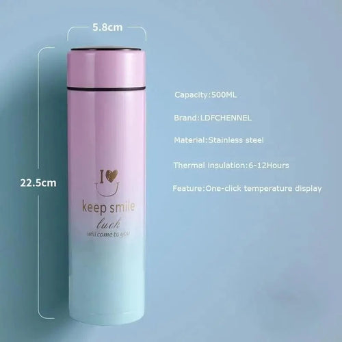 500ML Smart Thermos LED Digital Temp