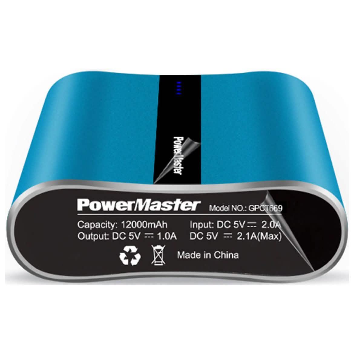 Powermaster 12000mAh Portable Charger