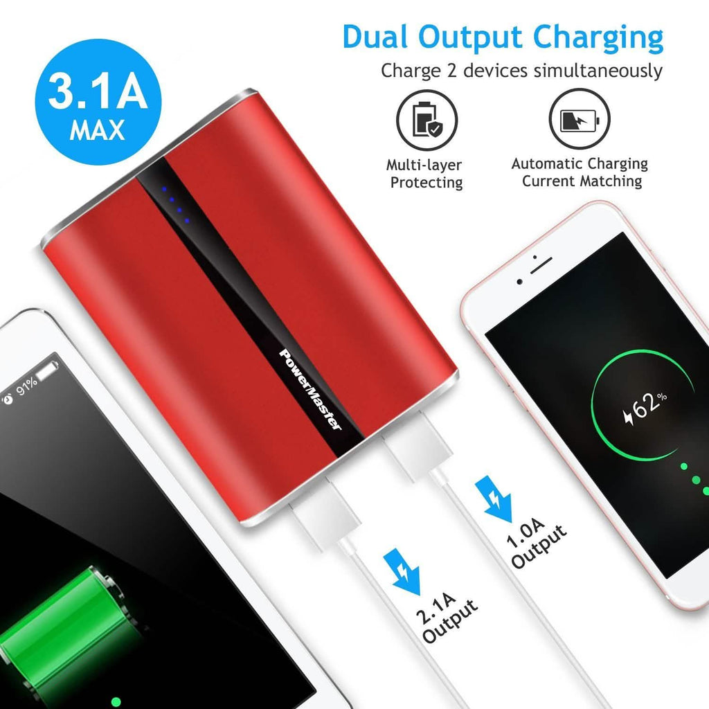 Powermaster 12000mAh Portable Charger
