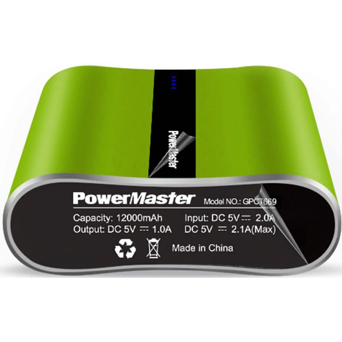 Powermaster 12000mAh Portable Charger