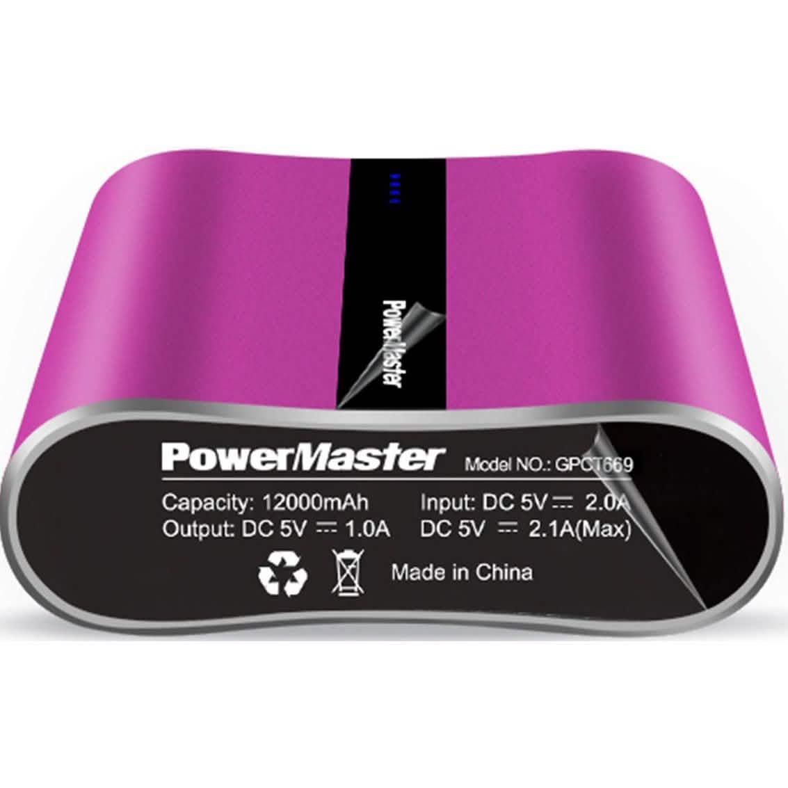 Powermaster 12000mAh Portable Charger