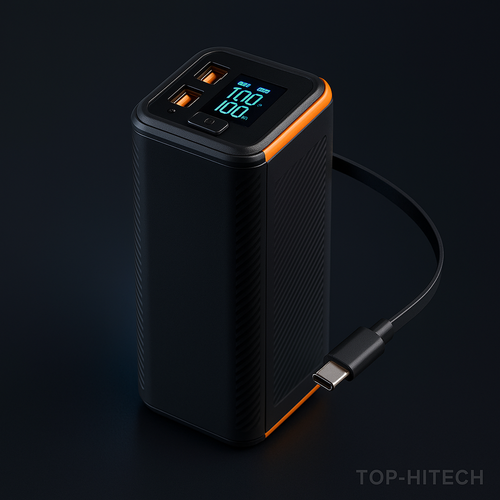 100W Power Bank 50000mAh - studio product photo