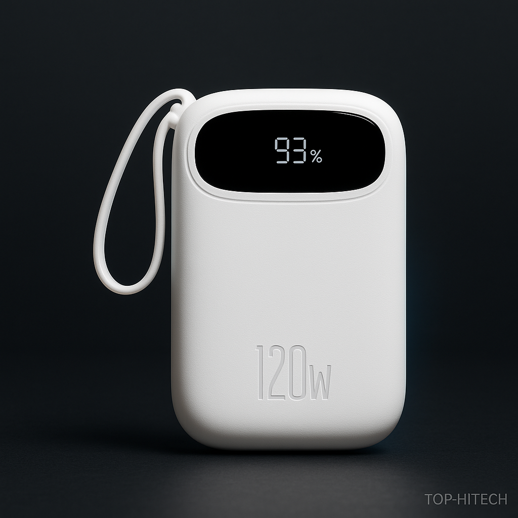 120W Fast Charge Power Bank - studio product photo