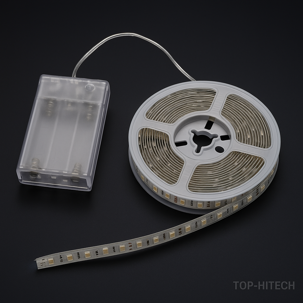 Adhesive LED Light Strip - studio product photo
