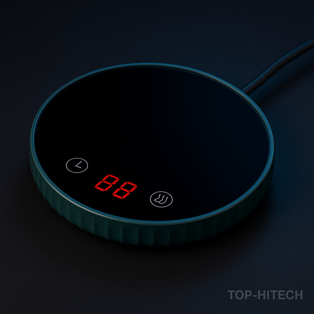 Desktop Electric Cup Warmer Smart Timer - studio product photo