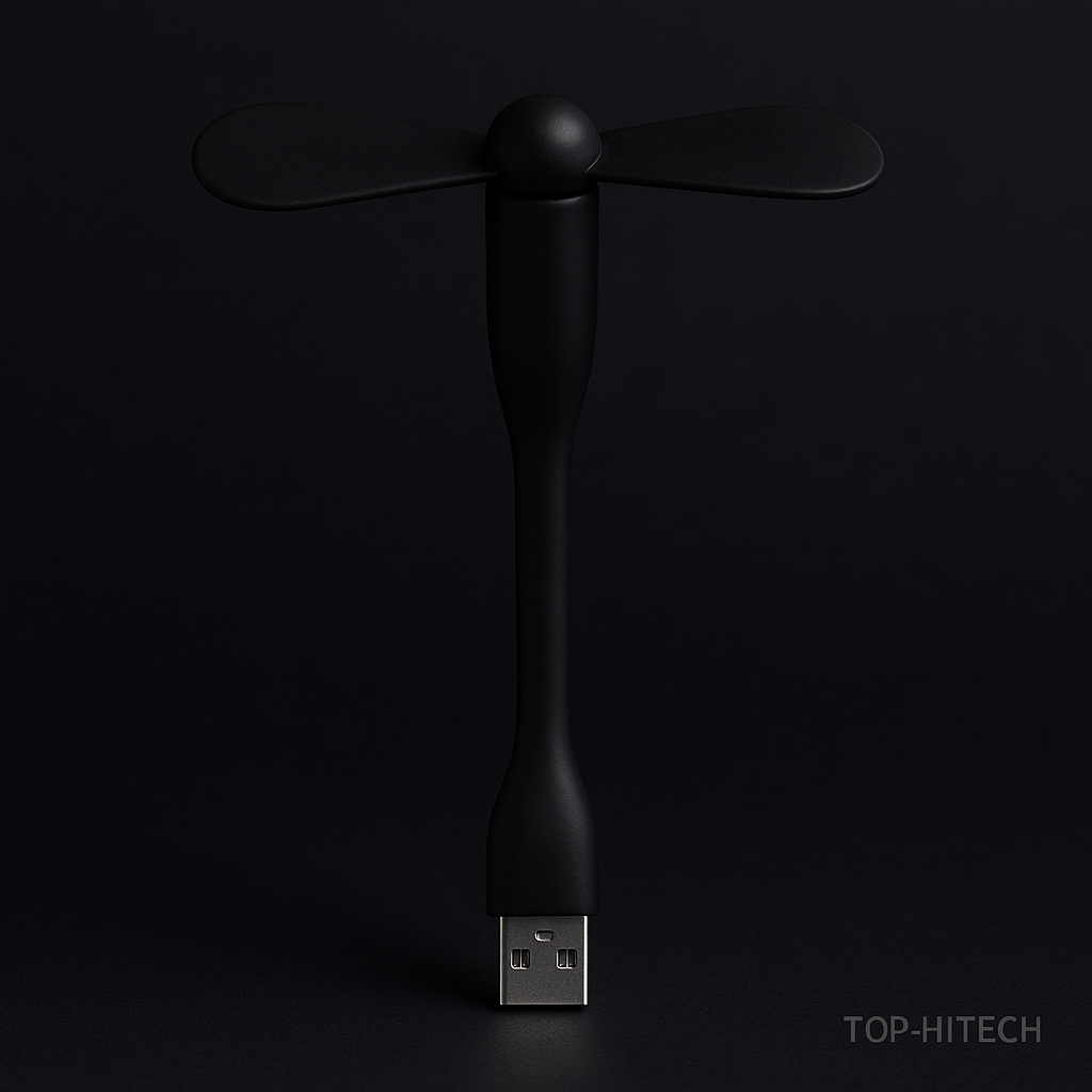 Flexible Mini Fan for Power Bank - studio product photo