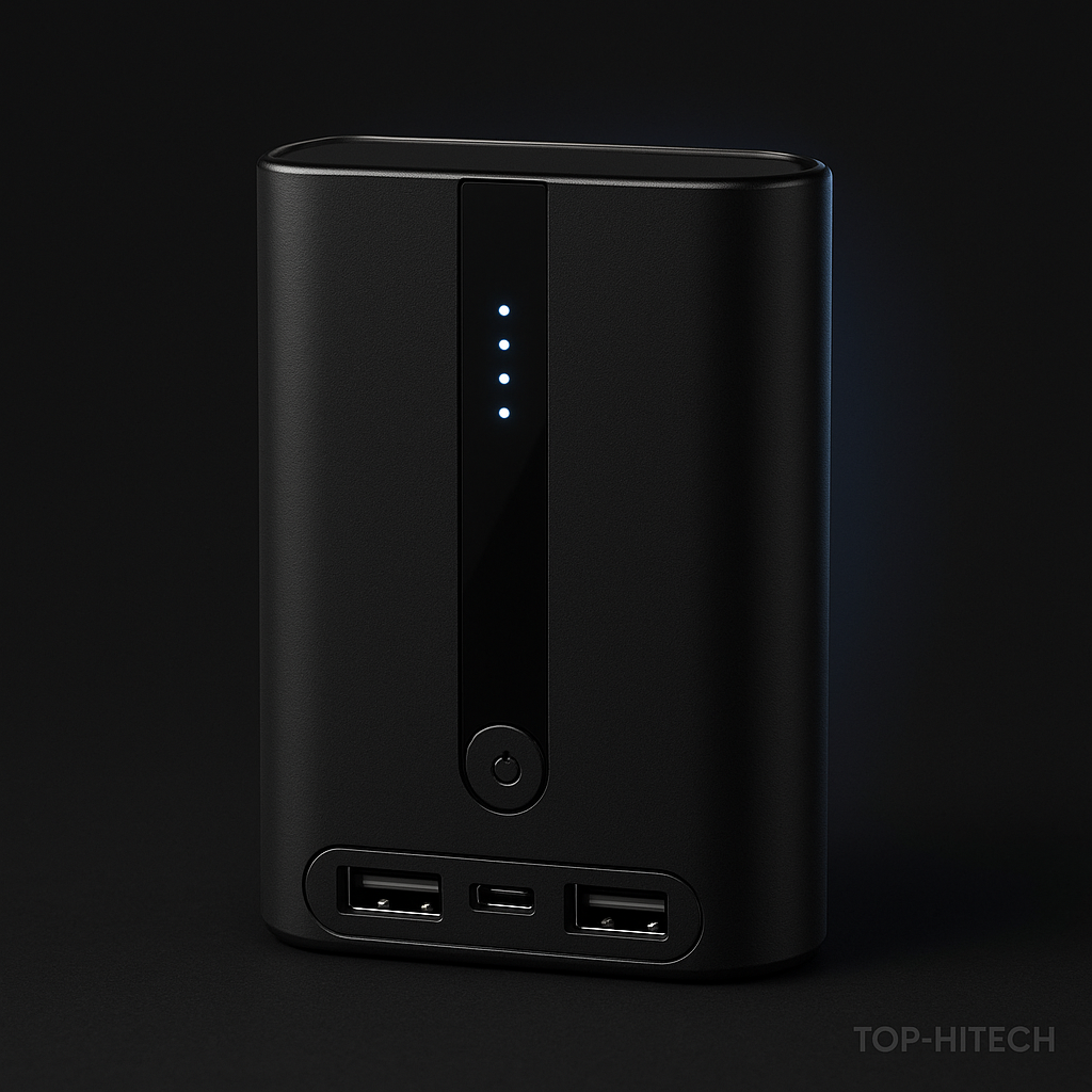 Powermaster 12000mAh Portable Charger - studio product photo