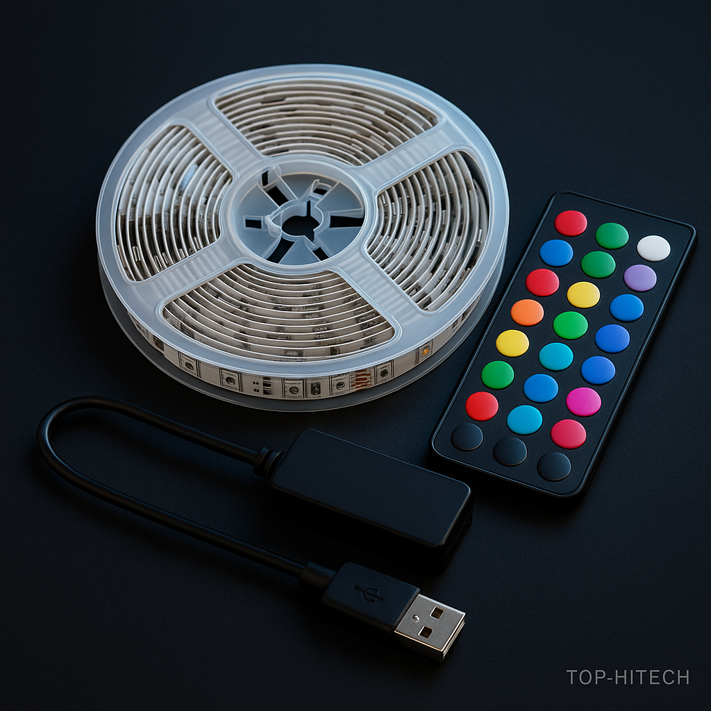 RGB LED Strip APP Control - studio product photo