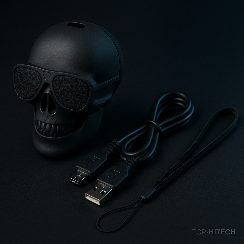 Skull Shape Bluetooth Speaker - studio product photo