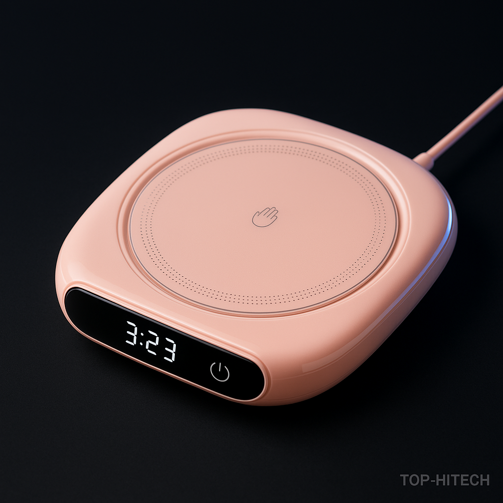 Smart Coffee Mug Warmer with Heating Pad - studio product photo
